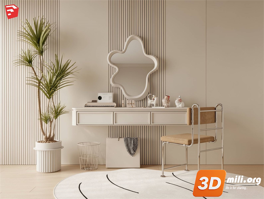 Dressing Table Skp Files 